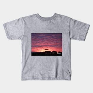 Sunset over South Queensferry Kids T-Shirt